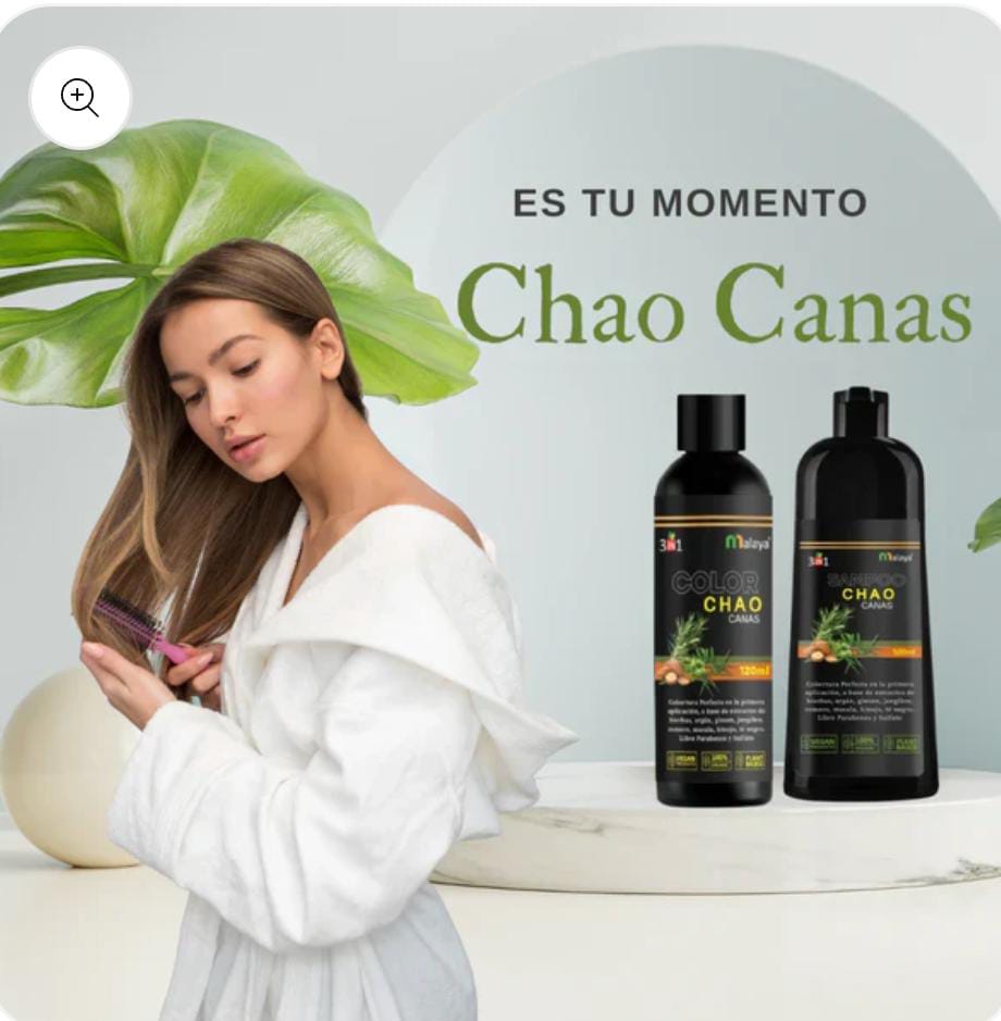 SHAMPOO CHAO CANAS +TRATAMIENTO Compra dos o más y obtén un súper descuento