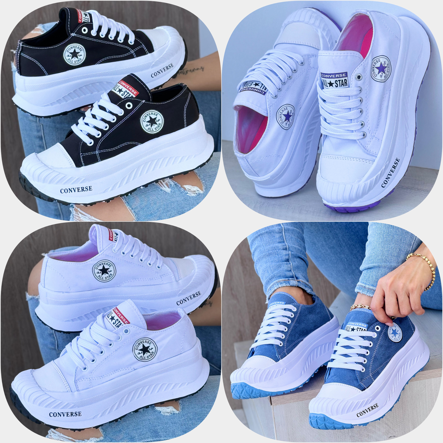 Tenis Converse Plataforma 2025 - Tendencia
